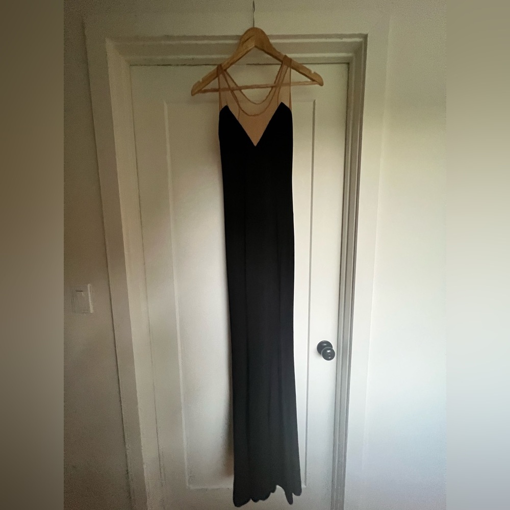 Black floor length gown